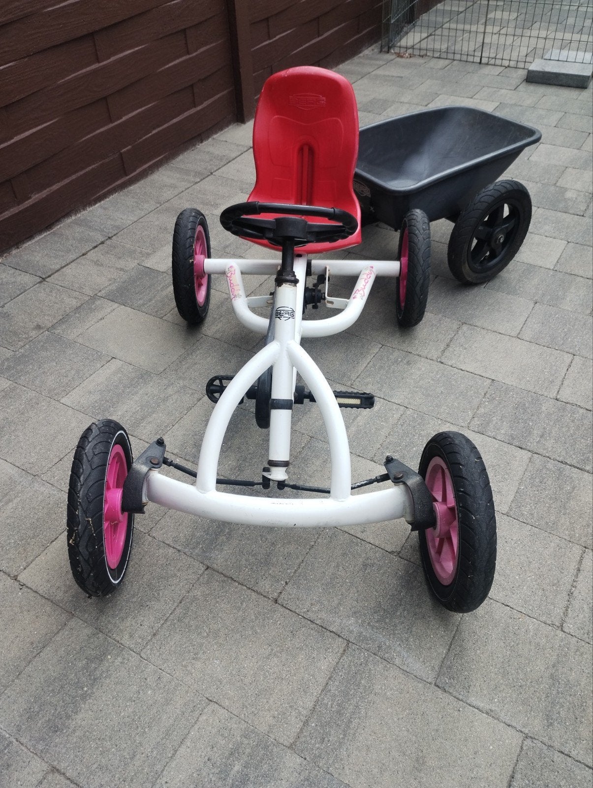 Berg BUDDY gocart met aanhanger zie foto's, Ophalen, Zo goed als nieuw, Berg, Met kar of aanhanger