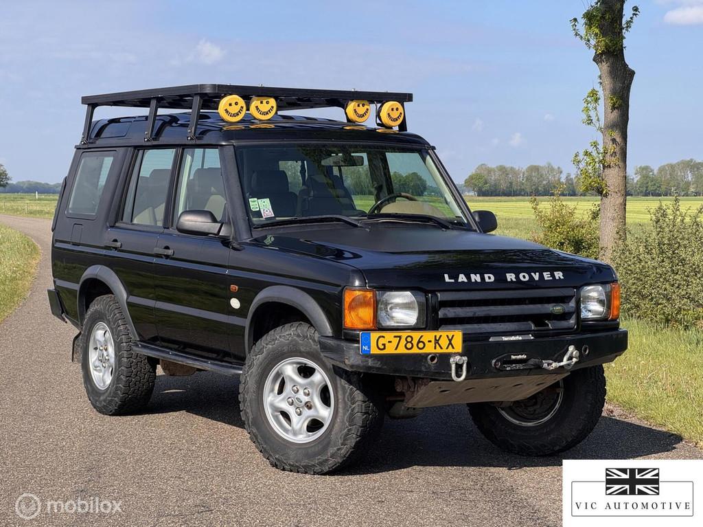 Land Rover Discovery 2 4.0 V8 ES Overlander, Auto's, Gebruikt, 7 stoelen, Zwart, Leder
