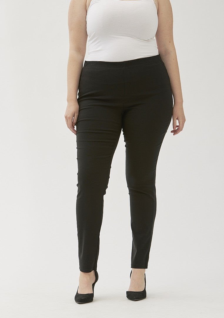 Zwarte bengaline broek Twist 224 van Zhenzi Maat 54/56 XL, Z, Zhenzi, Z, Zwart