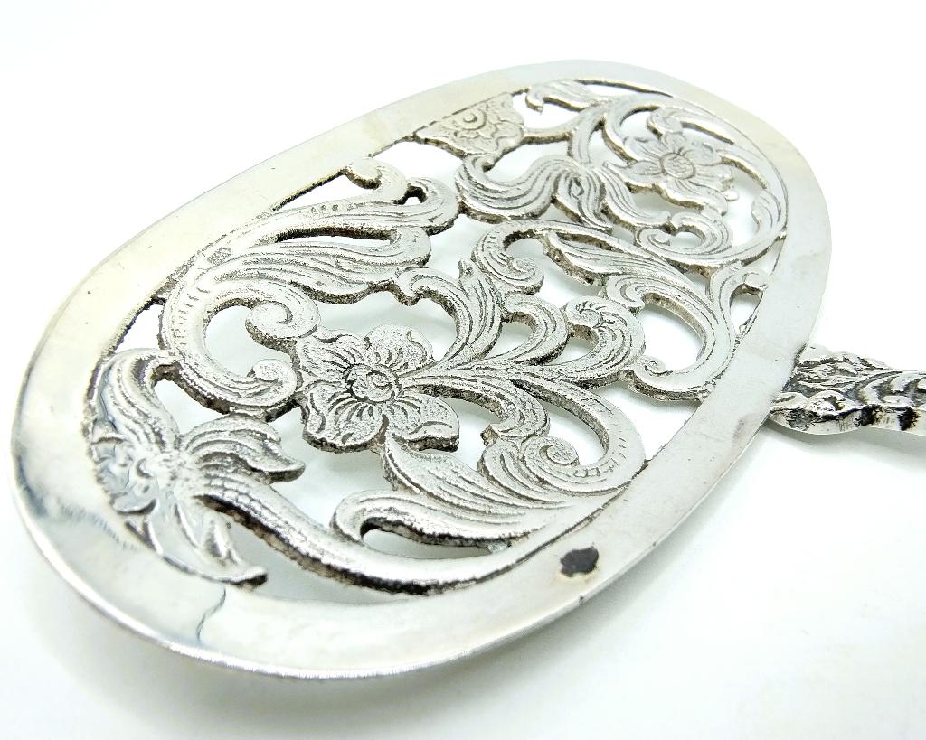 Zilveren kroketschep, 15 cm, Verzenden, Zilver