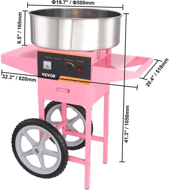 Suikerspinmachine – Suikerspin Maker – Suikerwolkenmaker, Corvance B.V., Verzenden, Nieuw, Corvancebol@gmail.com