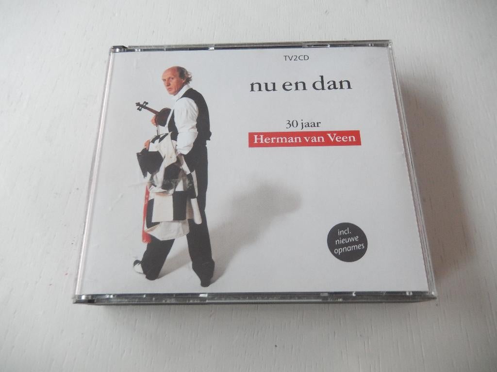 2 CD's Herman van Veen - Nu en Dan - 30 jaar Herman van Veen, Verzenden, Zo goed als nieuw, Levenslied of Smartlap