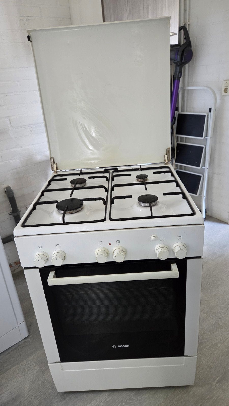 Gasfornuis, Witgoed en Apparatuur, Ophalen, Gebruikt, 60 cm of meer, 4 kookzones
