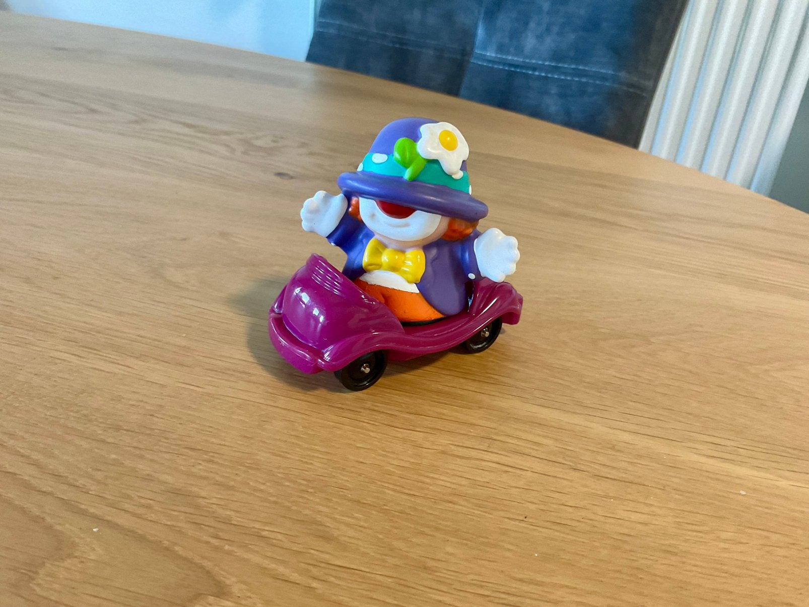 Little People :Autootje met clown voor de achtbaan / kermis, Ophalen, Gebruikt, Speelset