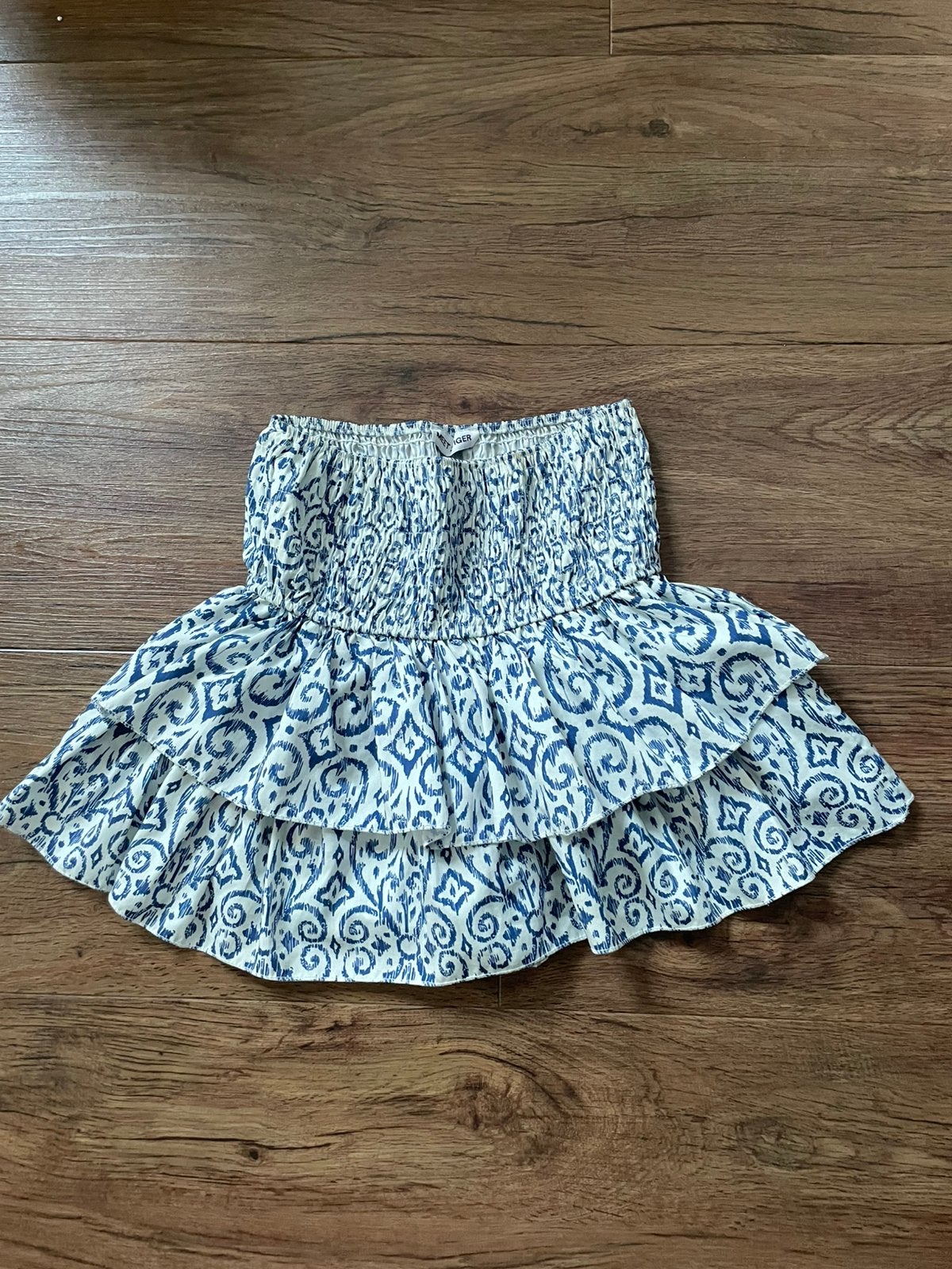 Leuk blauw rokje meet me there maat XXS/XS, Blauw, Ophalen of Verzenden, Zo goed als nieuw, Maat 34 (XS) of kleiner