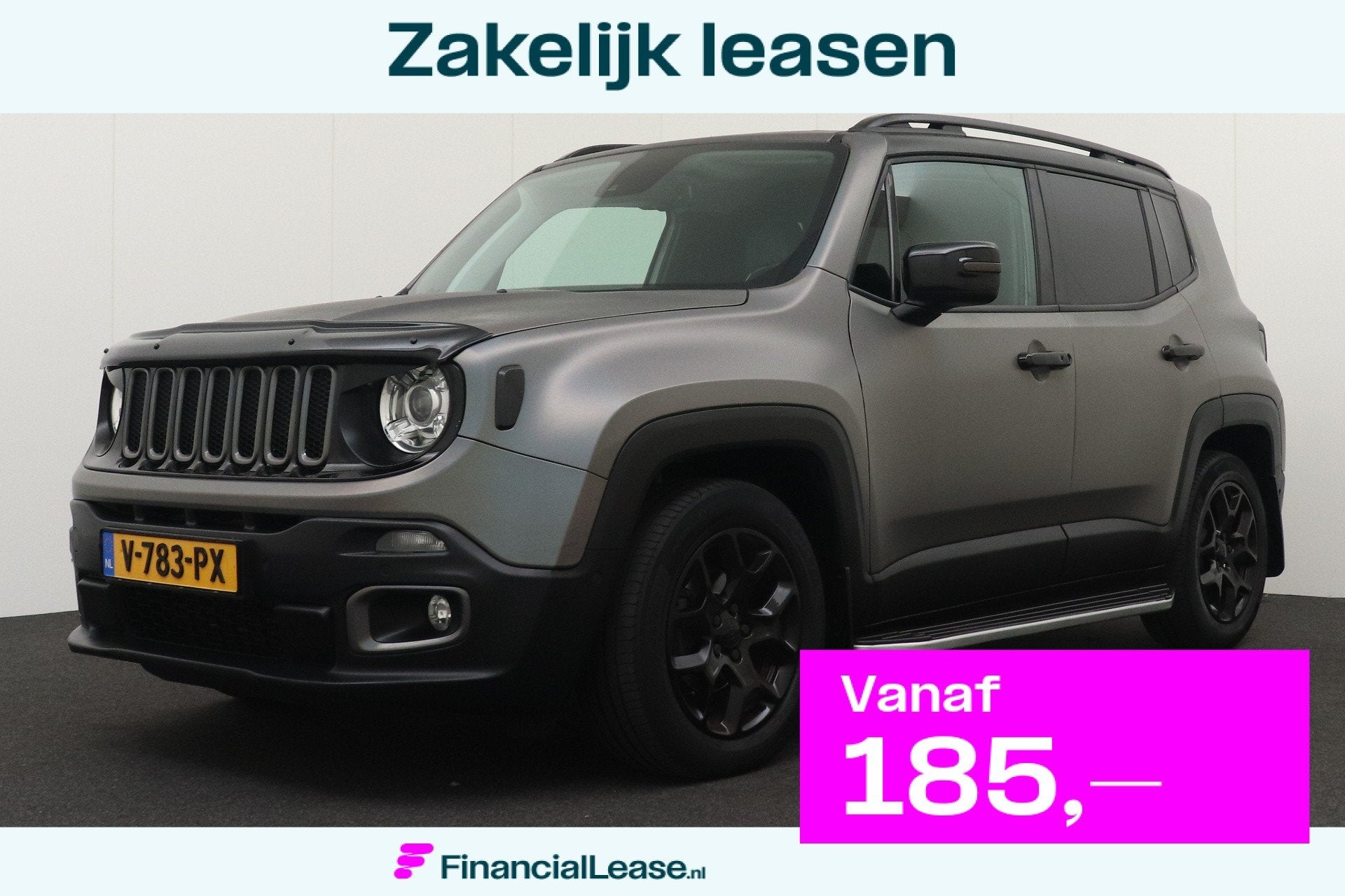 Jeep Renegade 1.6D 120 PK Aut. Limited *Grijs Kenteken* Came, Dealer onderhouden, Gebruikt, 4 cilinders, 400 kg
