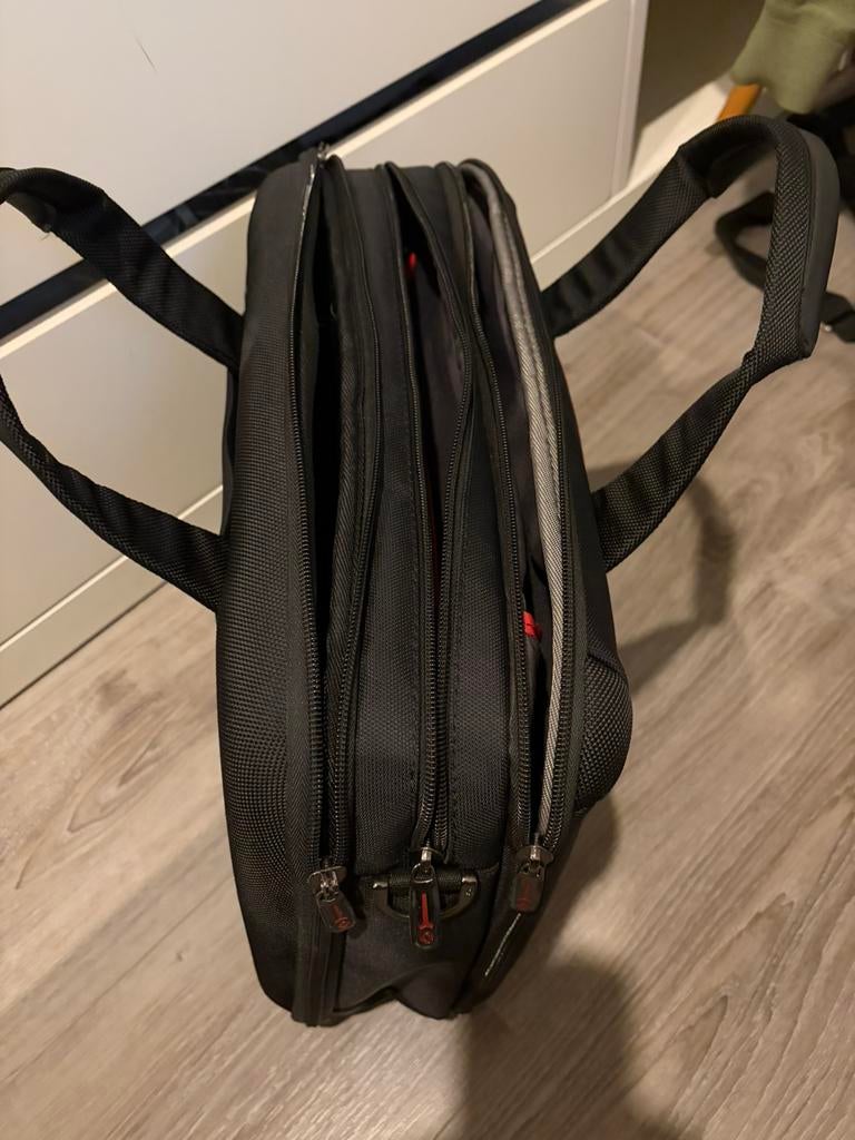 Samsonite Pro-Dlx 6 laptoptas 15.6 inch black, Computers en Software, Laptoptassen, Ophalen, 15 inch, Zo goed als nieuw, Rugzak