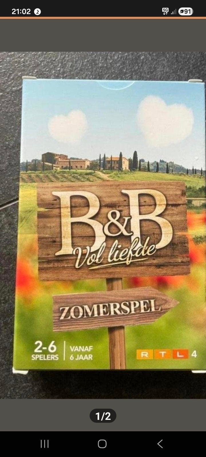 B&B Vol Liefde Zomerspel Kwartet Kaartspel - Nieuw!, Hobby en Vrije tijd, Gezelschapsspellen | Kaartspellen, Vijf spelers of meer