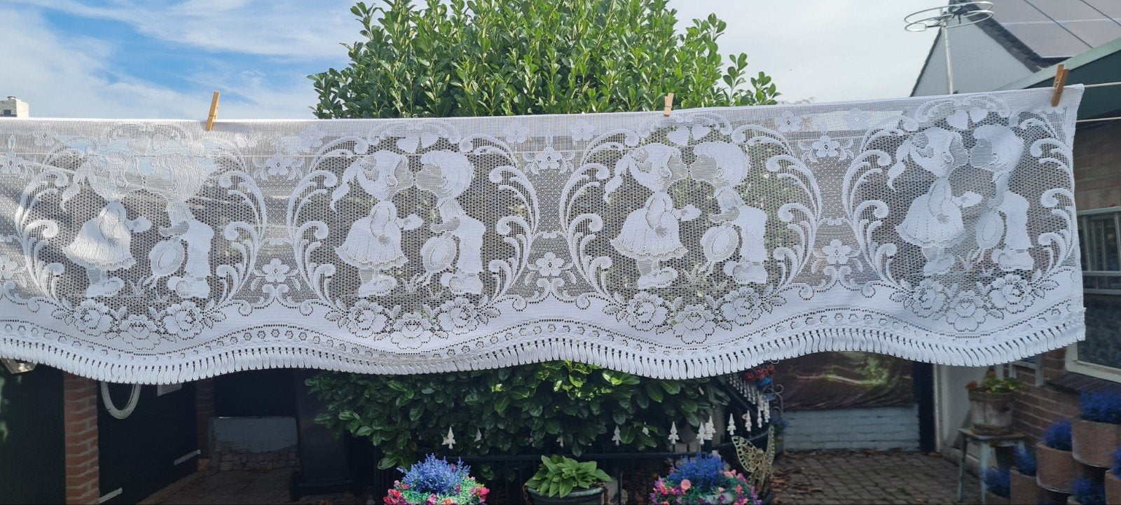brocante franse vitrage, Ophalen of Verzenden