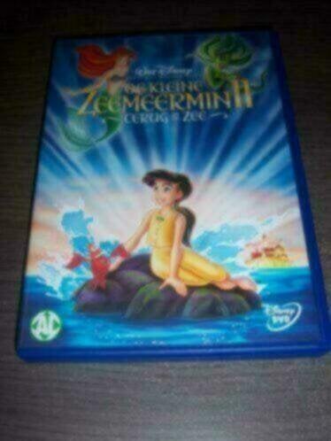 Walt Disney Kleine Zeemeermin 2 terug naar Zee nieuwstaat, Tekenfilm, Nederlands, Ophalen of Verzenden, Zo goed als nieuw