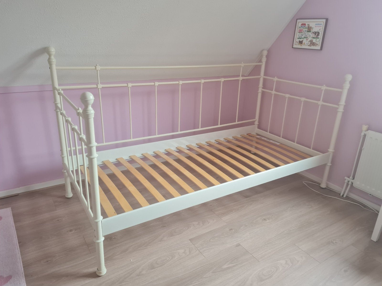 Gratis Ikea spijlenbed incl lattenbodem zonder matras, Ophalen, Gebruikt, 90 cm, Eenpersoons