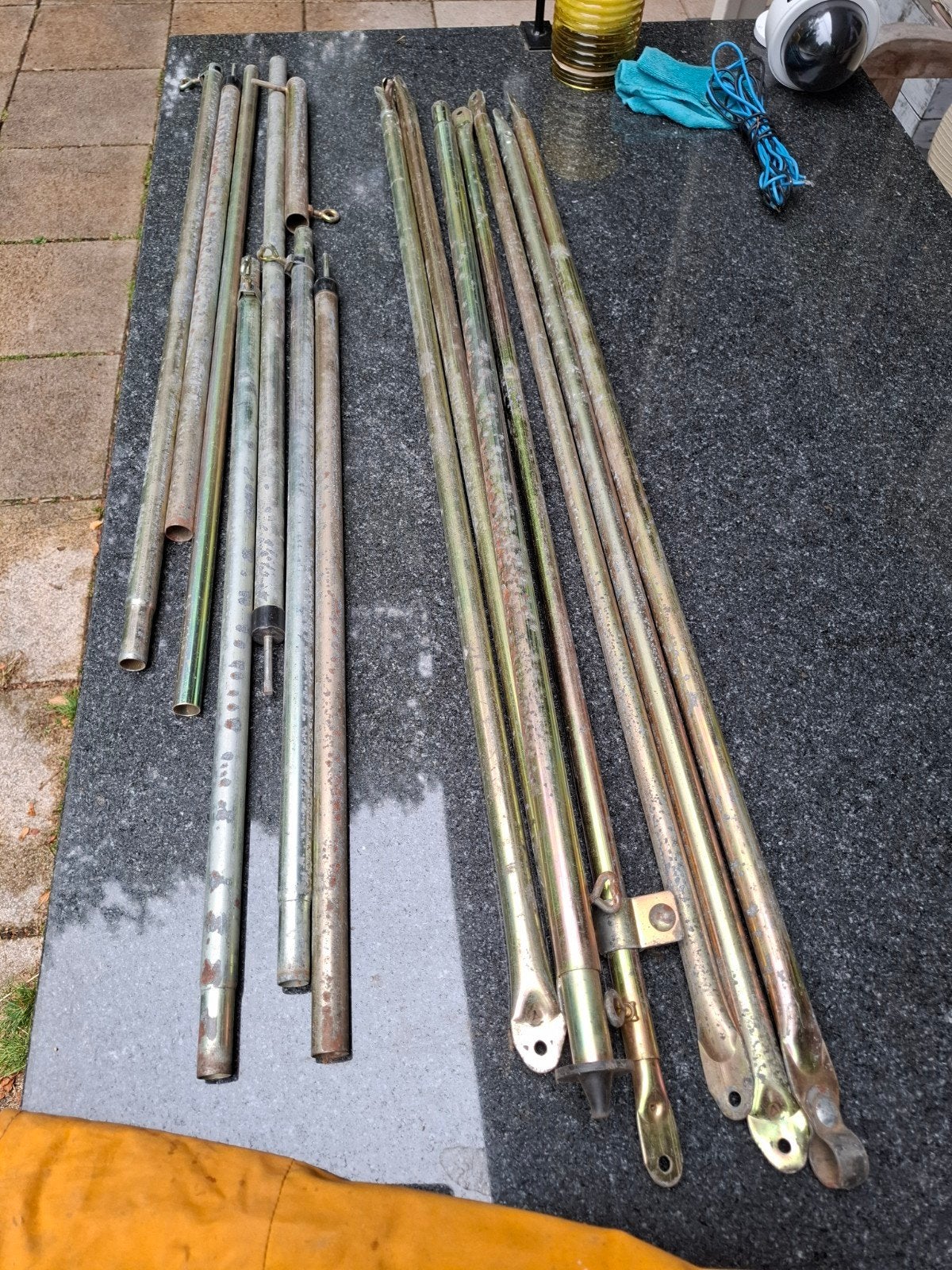 Tentstokken / Verandastangen - Diverse maten, Ophalen, Gebruikt