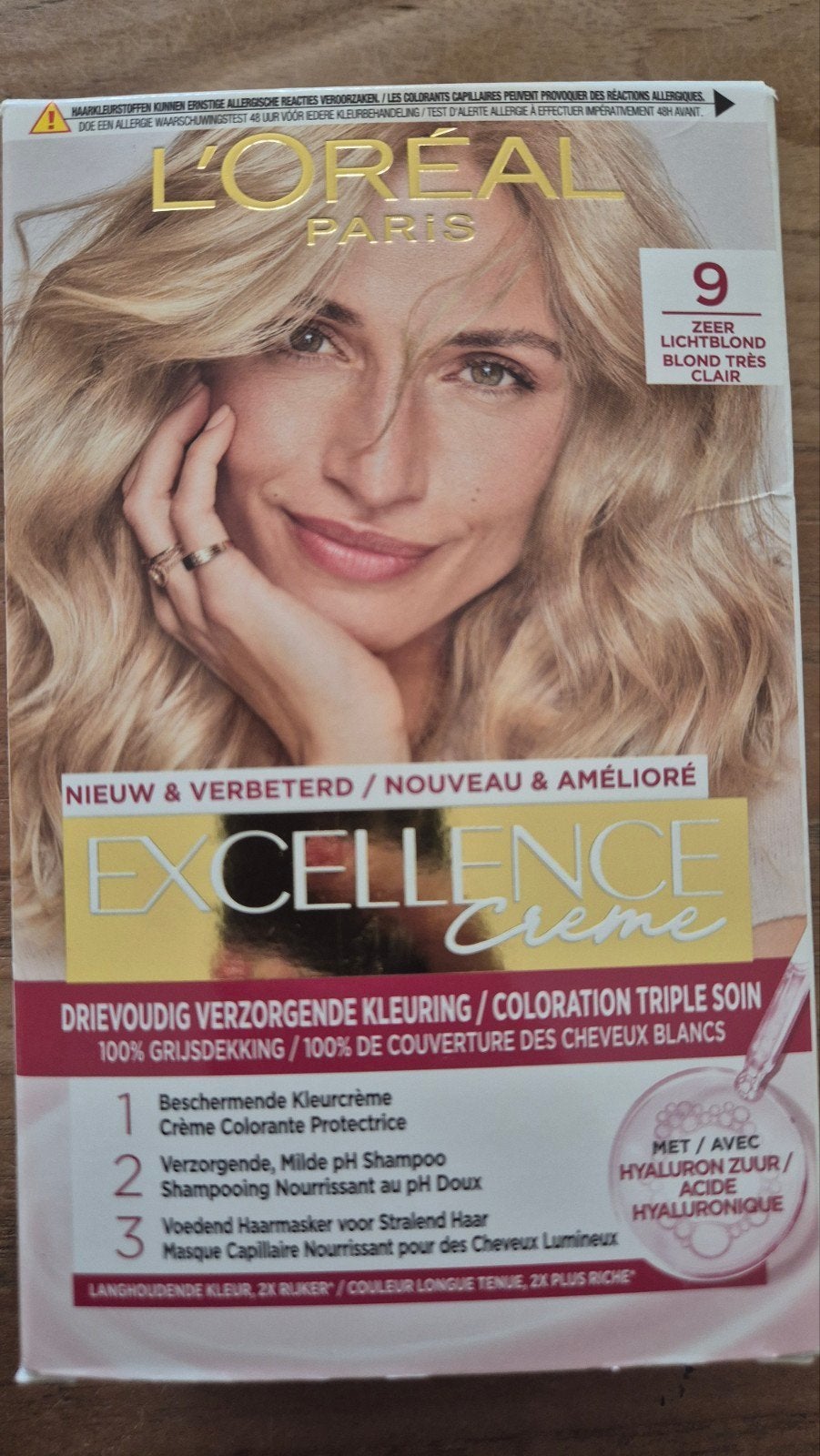 L'Oréal Excellence Crème Haarverf 9 Zeer Lichtblond, Ophalen of Verzenden