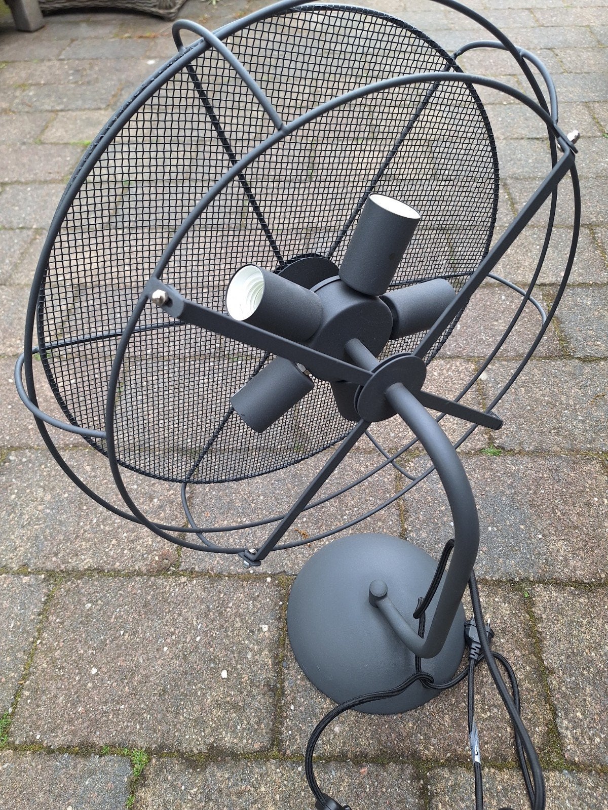 Tafellamp,zwart metaal,industrieel,mencave,sober,zware lamp, Ophalen, Plafondventilator