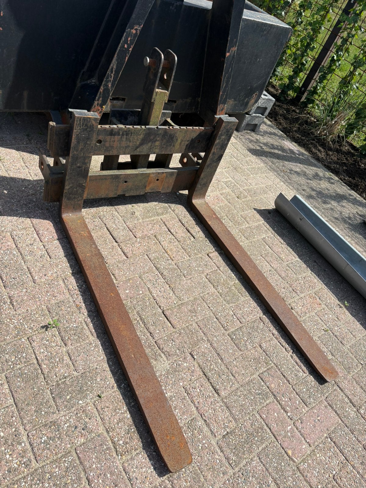 Grondbak, grondbakje pallet drager, lepels, Ophalen of Verzenden