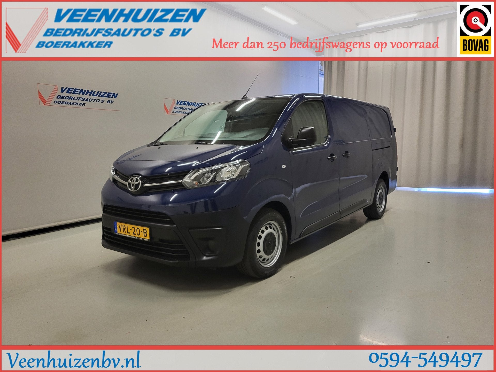 Toyota ProAce Worker 2.0D-4D L3/H1 Trekhaak Euro 6!, Auto's, Bestelauto's, Voorwielaandrijving, 145 pk, Gebruikt, Euro 6
