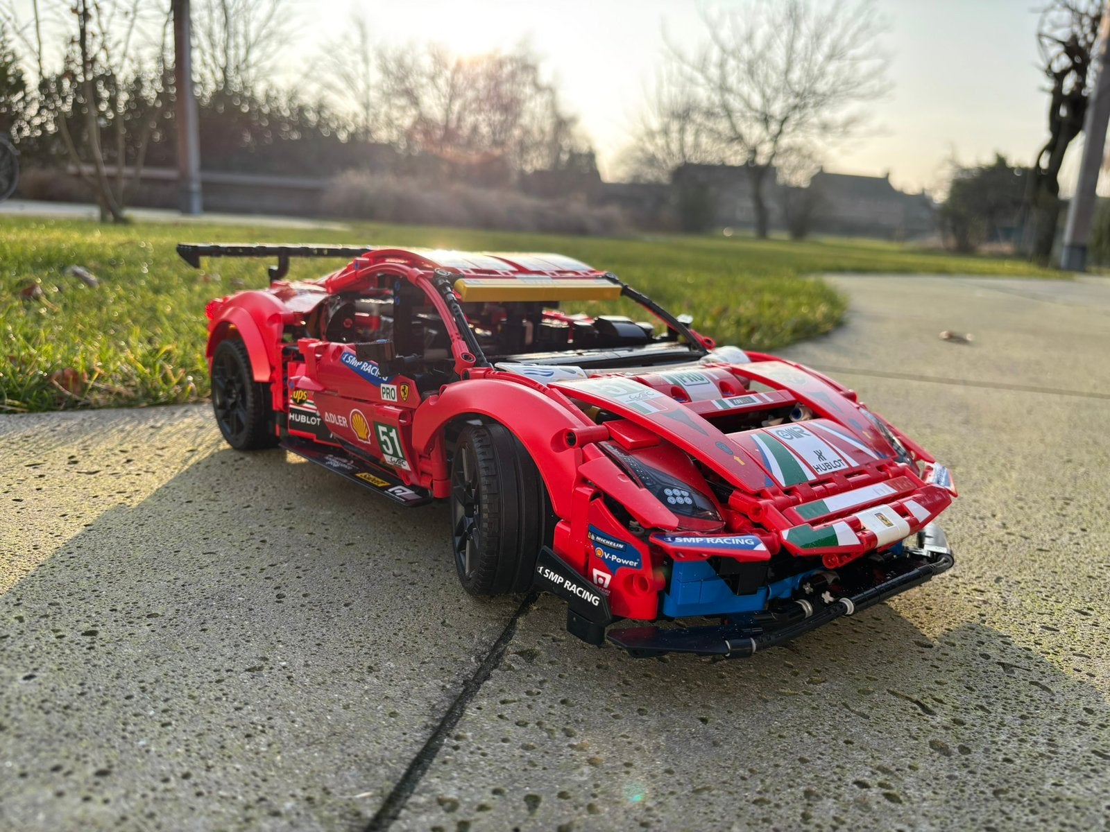 Lego Ferrari 42125 compleet, Ophalen of Verzenden, Zo goed als nieuw