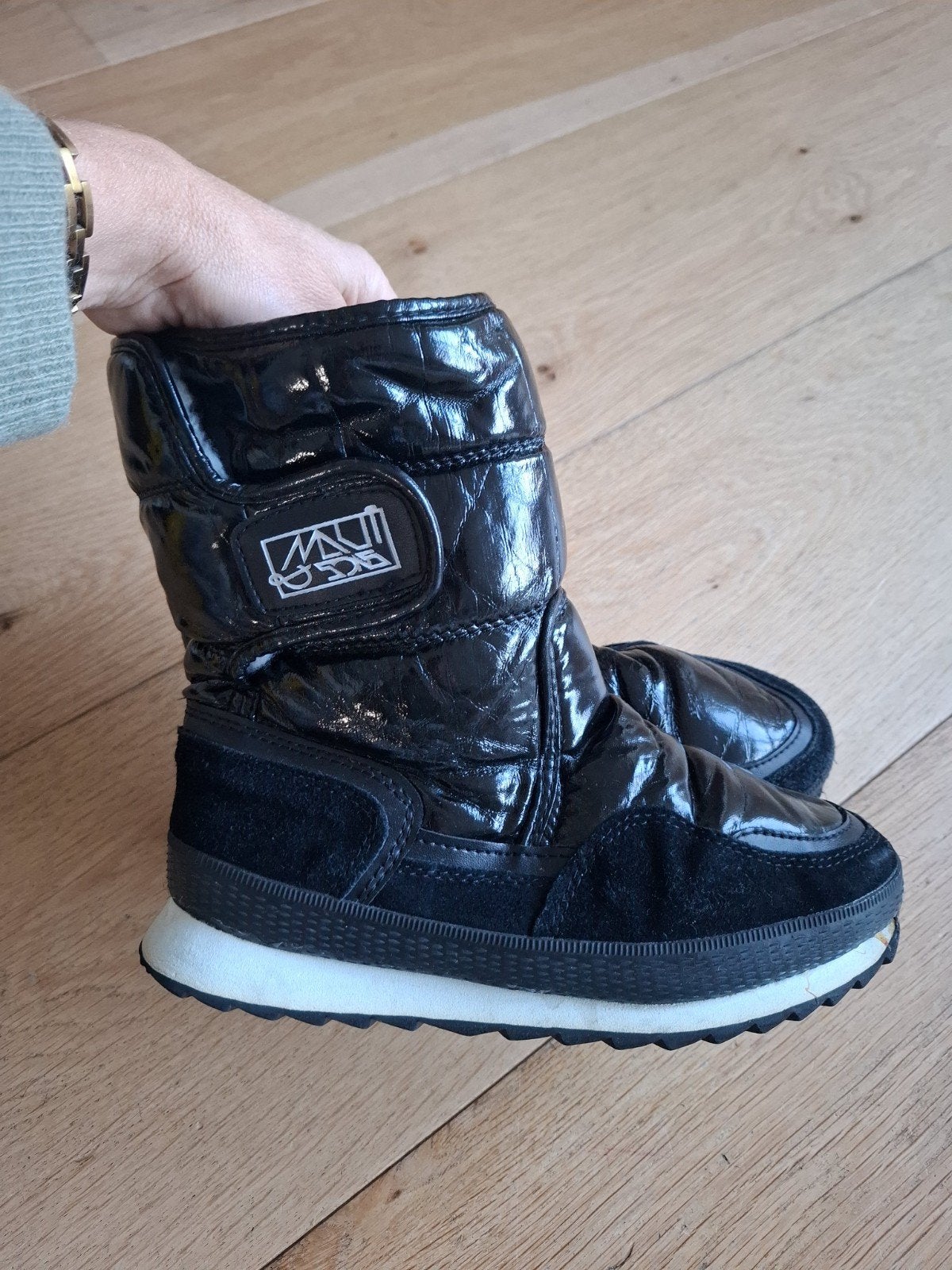 Zwarte Snowboots Maat 39 - Warm en Comfortabel, Ophalen of Verzenden, Zo goed als nieuw, Zwart, Snowboots
