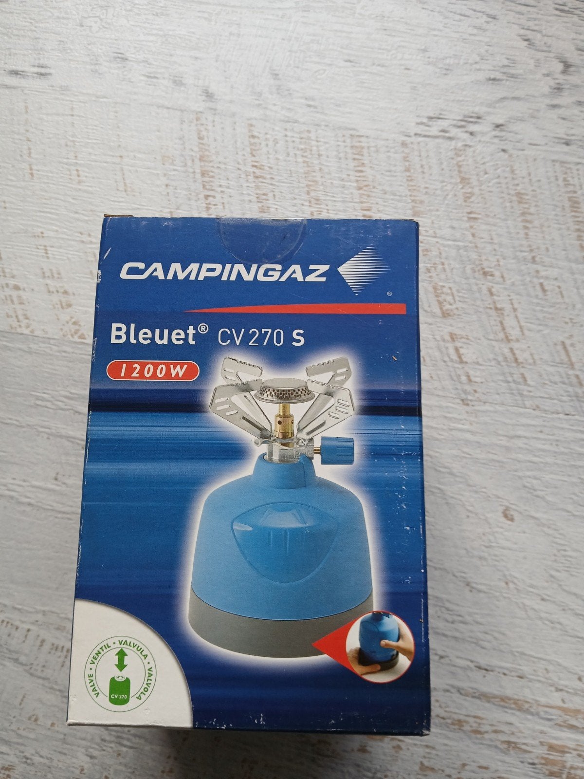 Campingaz Bleuet CV 270 S Camping Kooktoestel 1200W, Caravans en Kamperen, Kampeeraccessoires, Ophalen of Verzenden, Zo goed als nieuw