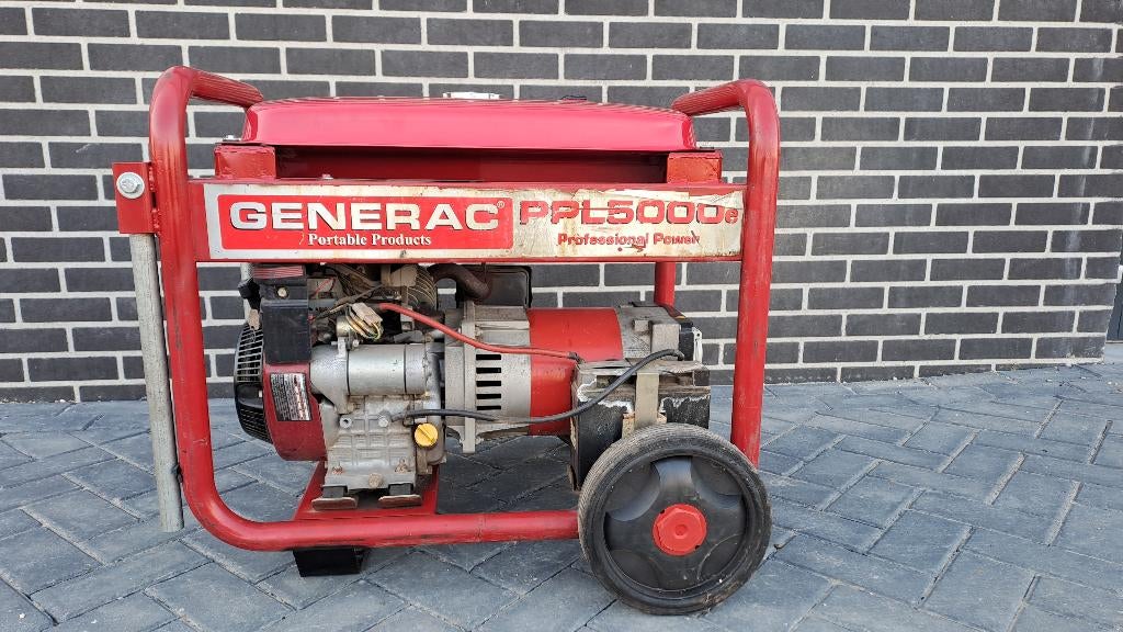 Generac PPL 5000E aggregaat profi B&S motor electric start, Tuin en Terras, Ophalen, Mertstraat 5, Overige soorten, Verkoop@teeuwentuinmachines.nl