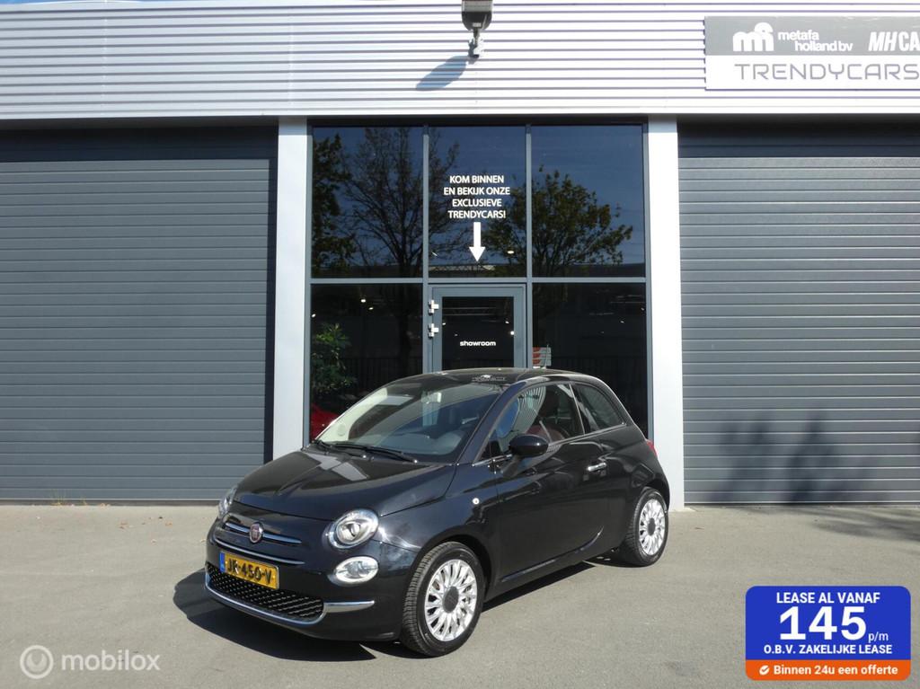 Fiat 500 0.9 TwinAir Turbo Lounge/Schuifdak/airco/Leder/NAP, Auto's, Voorwielaandrijving, Gebruikt, Handgeschakeld, 26 km/l