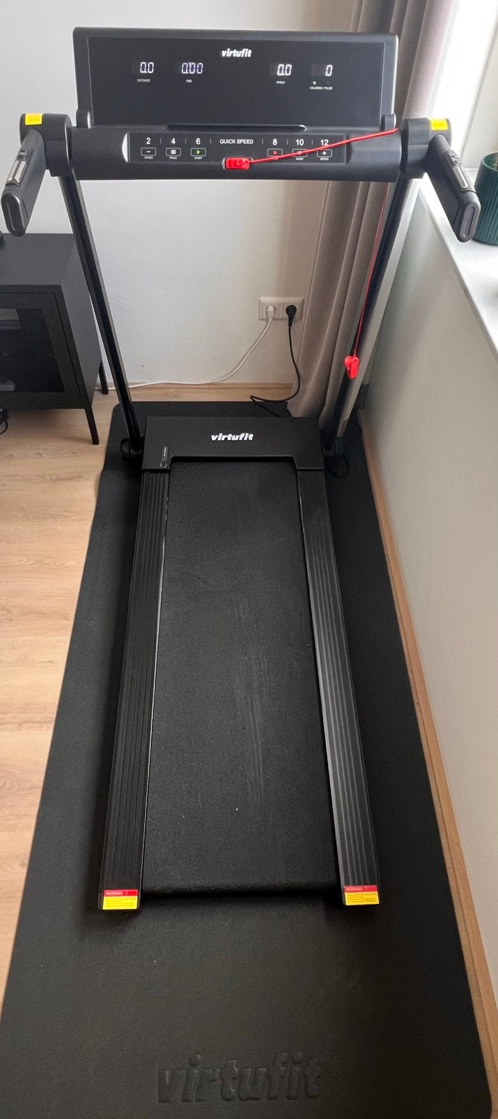 VirtuFit Run Fit opvouwbare Loopband &Vloermat., Ophalen, Zo goed als nieuw, Metaal, Loopband