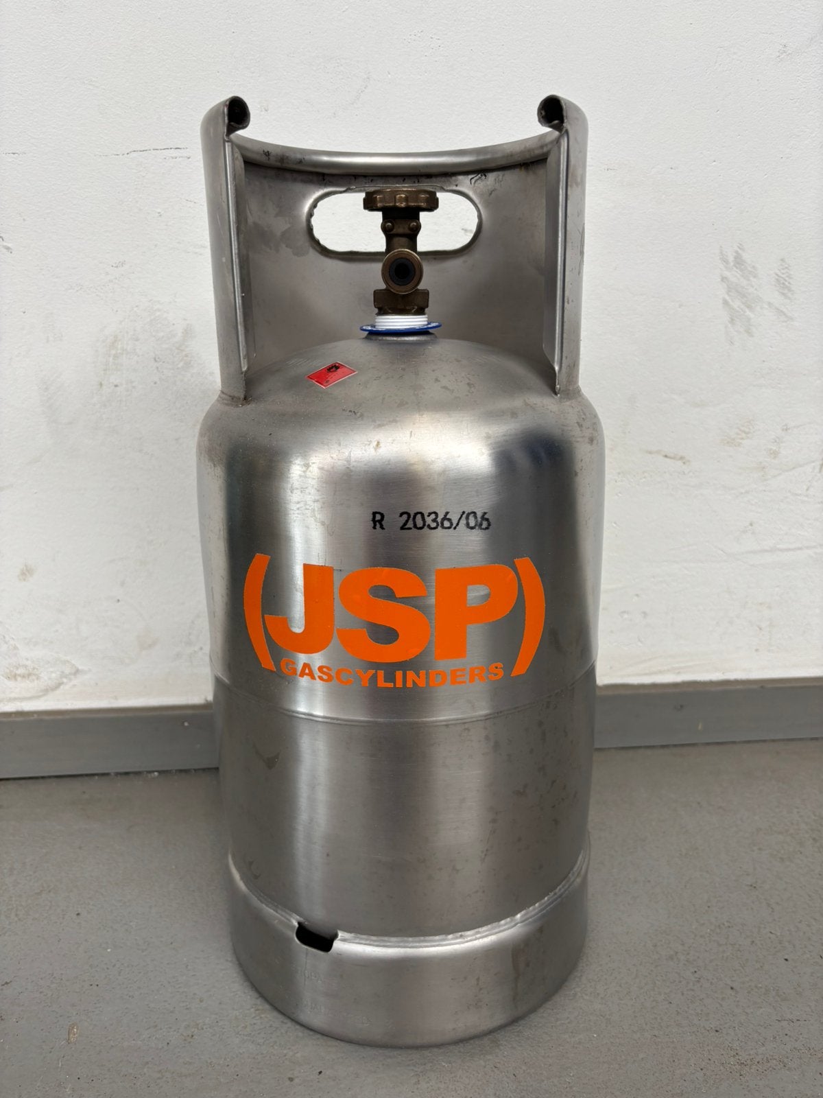 RVS gasfles, Verzenden, Zo goed als nieuw