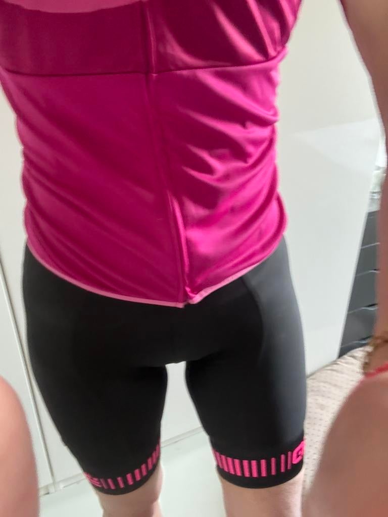 Wielrenkleding fietskleding broek shirt helm, Ophalen of Verzenden, Nieuw, Maat 36 (S)