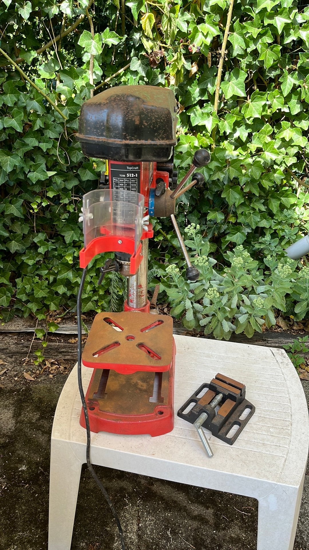 Topcraft Kolomboormachine TCSB 512-1, Doe-het-zelf en Verbouw, Gereedschap | Boormachines, Ophalen, Gebruikt, Minder dan 400 watt
