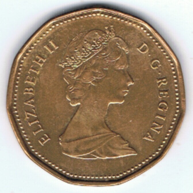 23-1264 Canada 1 dollar 1989, Ophalen of Verzenden, Noord-Amerika, Losse munt