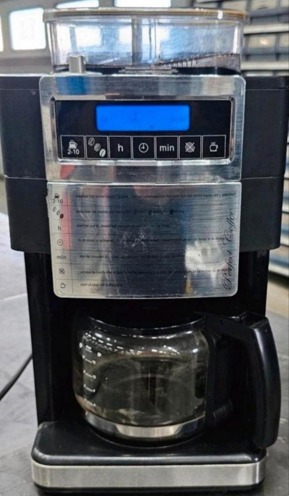 Primo KZM1NB Koffiezetapparaat bonen, Afneembaar waterreservoir, Gebruikt, Koffiemachine, Ophalen of Verzenden