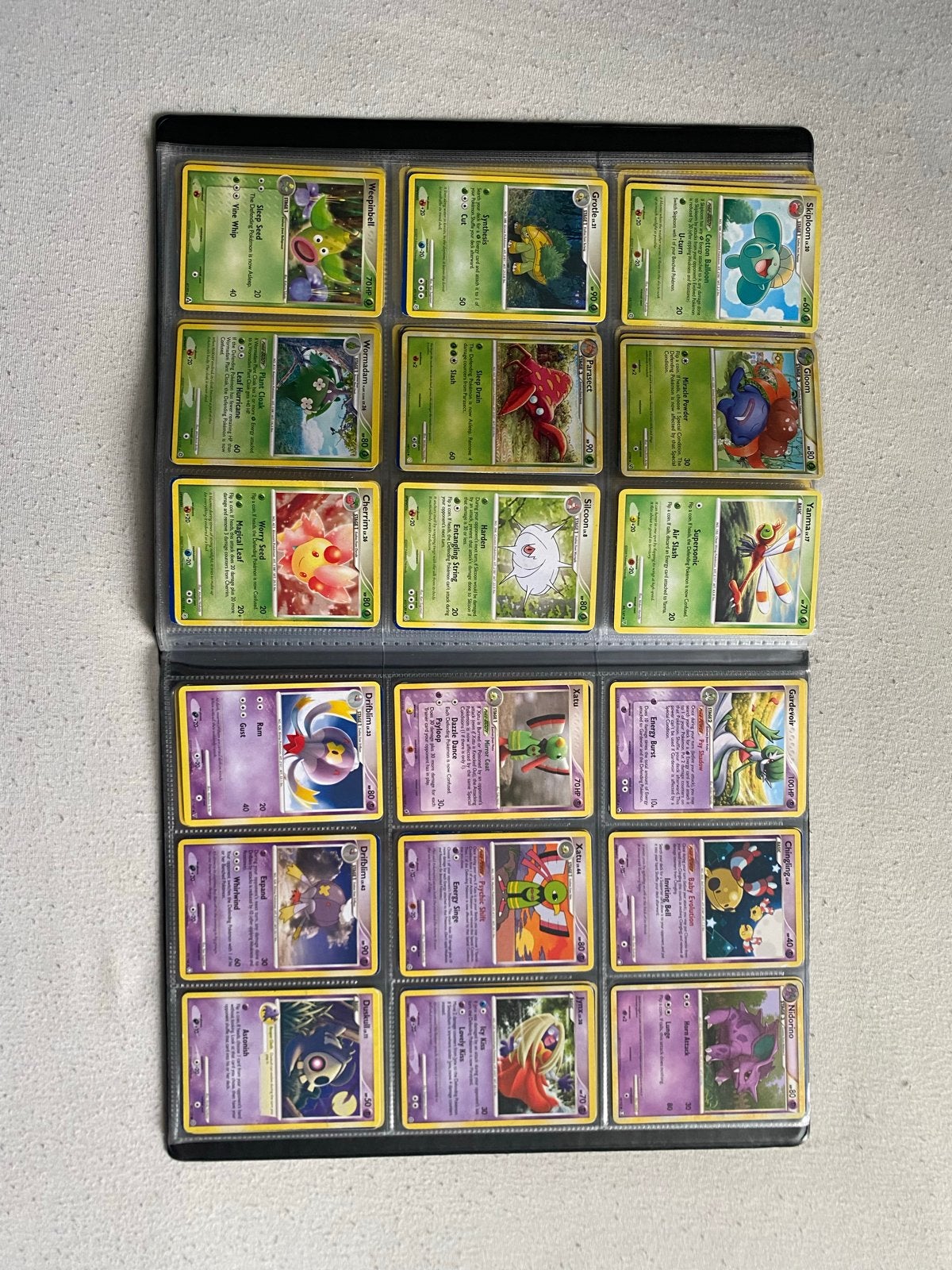 Grote collectie Pokémon kaarten in album, Ophalen of Verzenden, Gebruikt, Meerdere kaarten