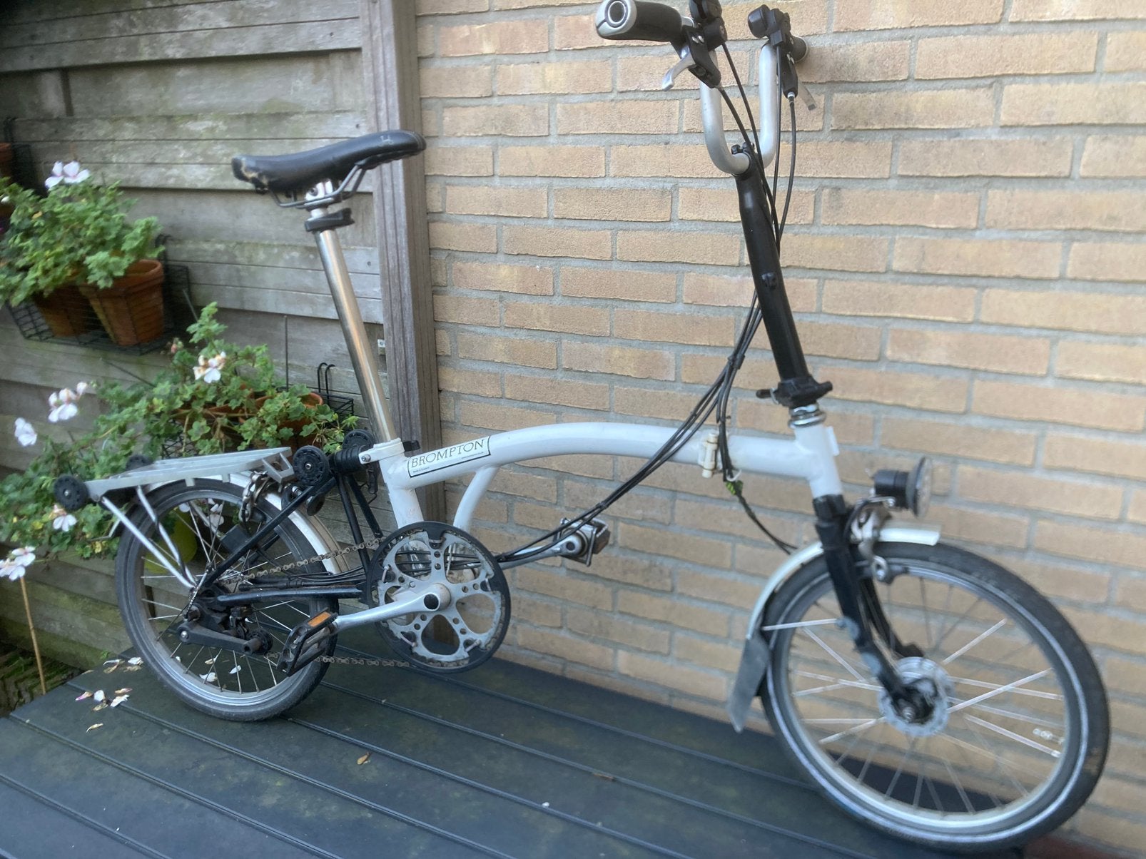 vouwfiets Brompton., Fietsen en Brommers, Ophalen, Gebruikt, Brompton, 16 tot 18 inch