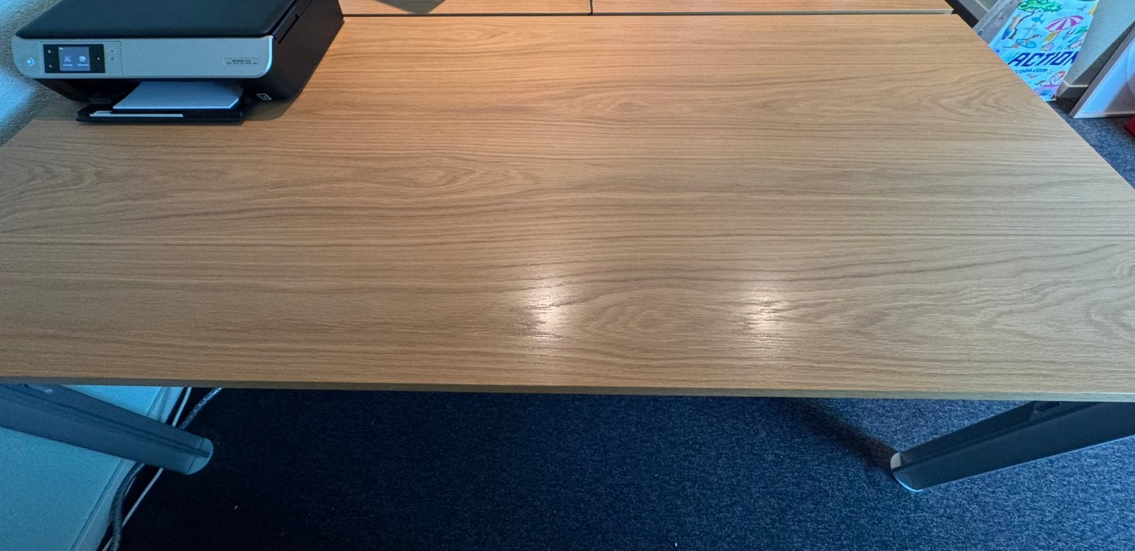 T.E.A.B. 2 Bulo bureaus, verstelbaar, Huis en Inrichting, Bureaus, Ophalen, 180 cm, Zo goed als nieuw, Overige merken