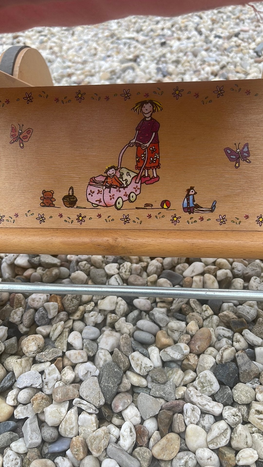 Poppenwagen jan bibbejan, Kinderen en Baby's, Speelgoed | Poppen, Ophalen, Gebruikt, Babypop