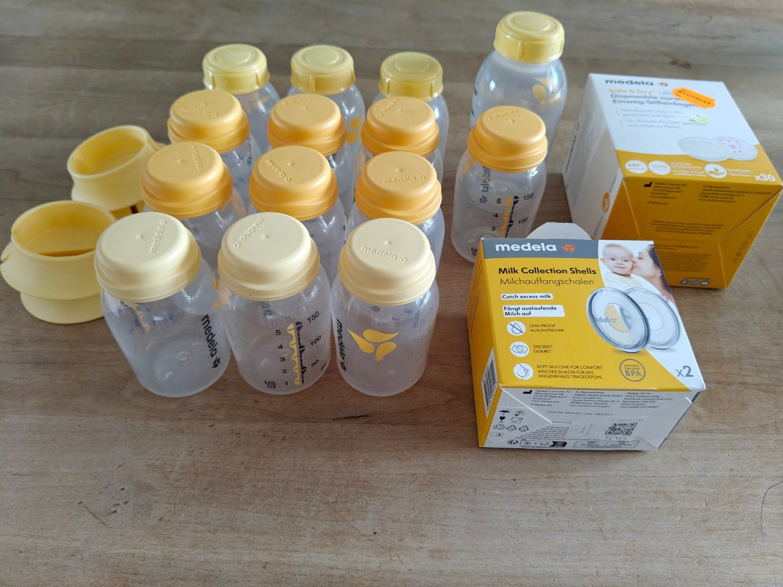 Medela moedermelk bewaarflesjes, Kinderen en Baby's, Babyvoeding en Toebehoren, Ophalen of Verzenden, Borstkolf