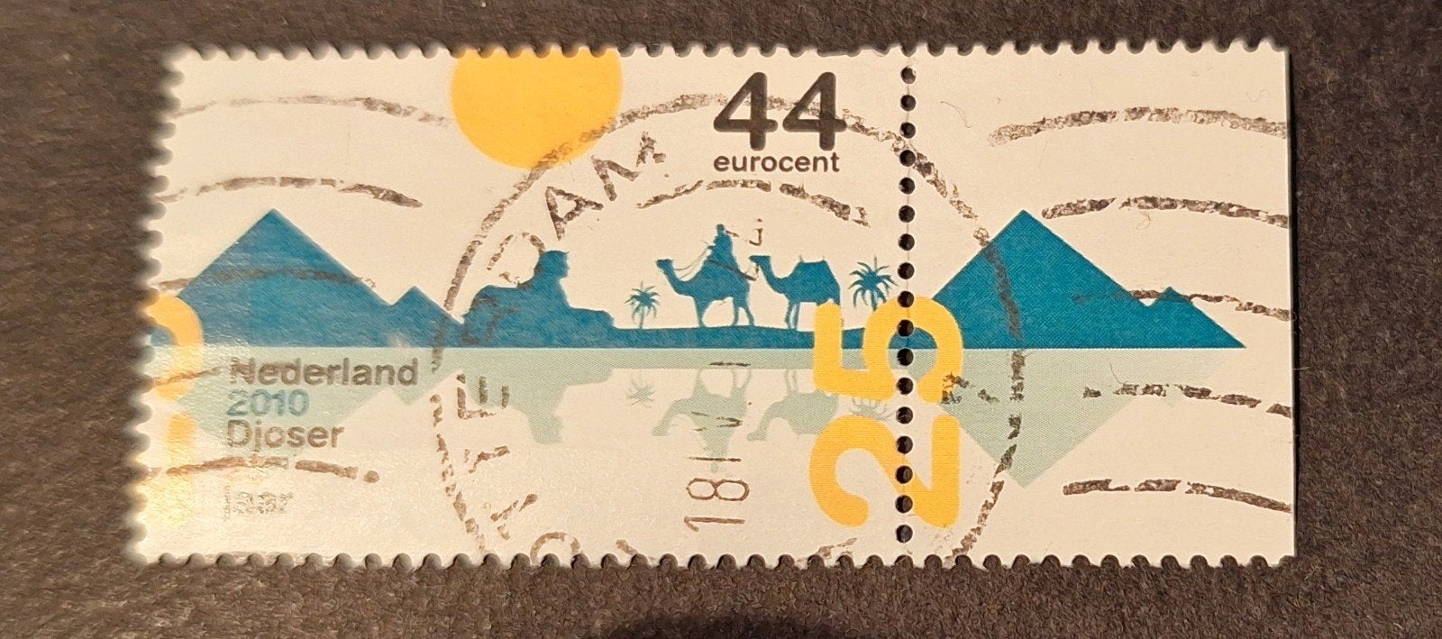 2010 NEDERLAND  - 25 jaar DJOSER, Ophalen of Verzenden, Gestempeld