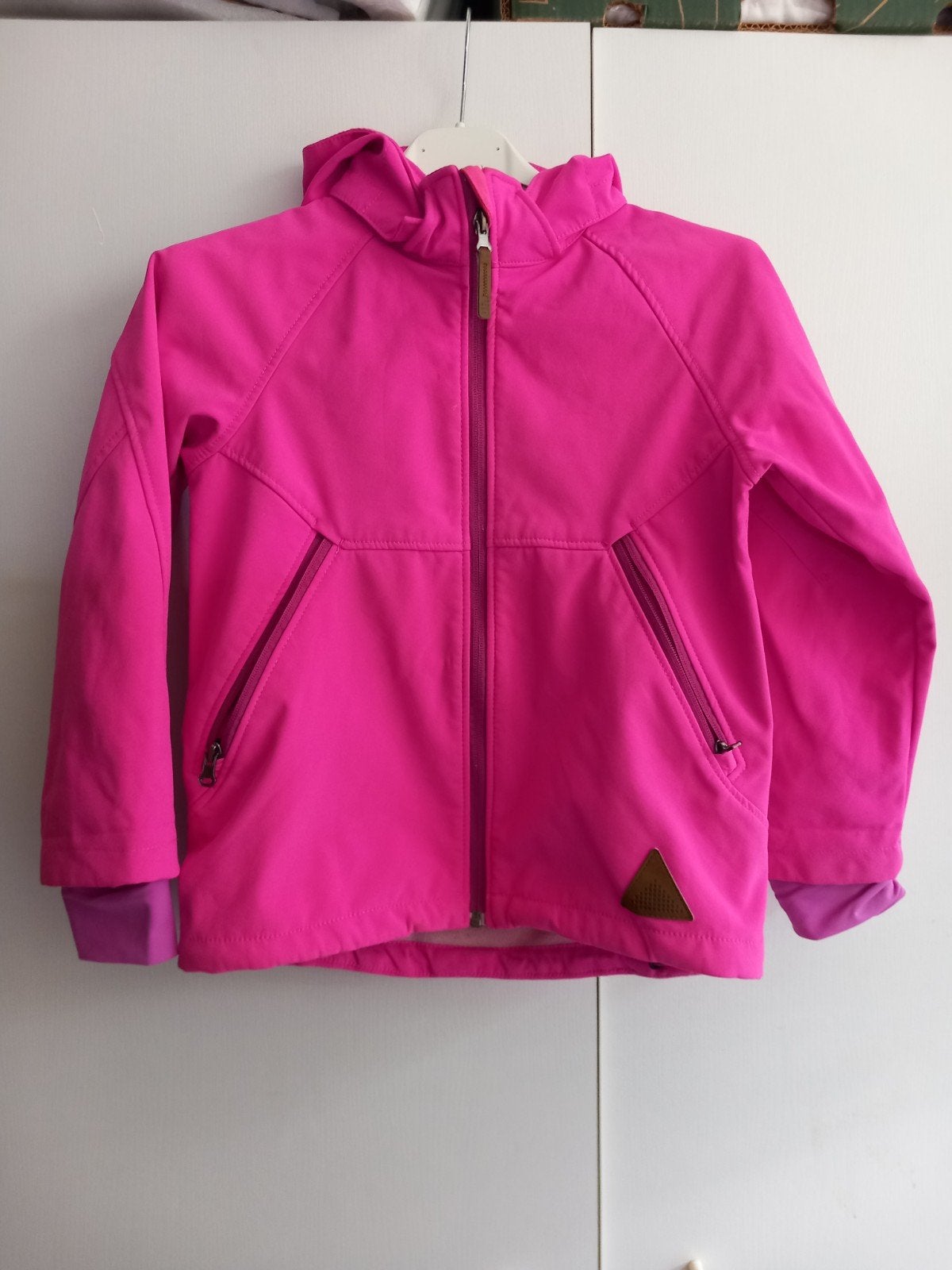 Rose softshell jas h&m maat 122, Ophalen of Verzenden, Zo goed als nieuw, Meisje, Jas