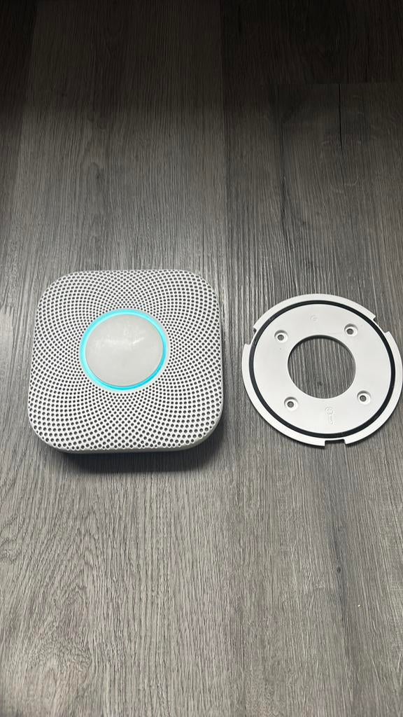 Google nest protect V2 rook & koolmonoxide melder, Doe-het-zelf en Verbouw, Alarmsystemen, Detector, Sensor of Melder, Rook, Ophalen of Verzenden