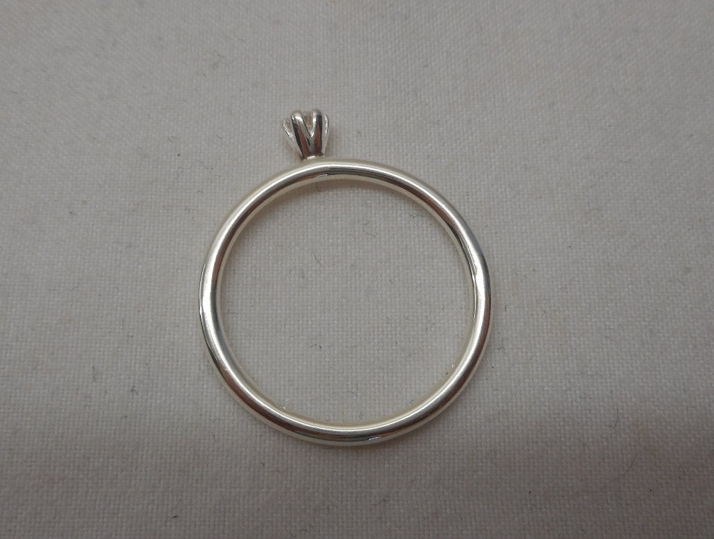 Zilveren stapelring Spinning maat 16.75 nr.1002, Verzenden, Dame, Zilver, Zilver