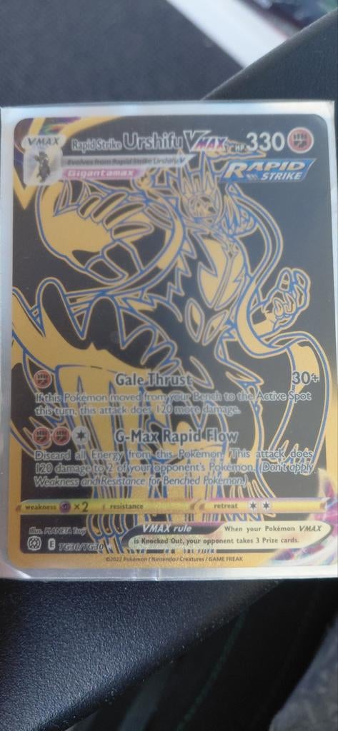 Pokémon Rapid Strike Urshifu VMAX (Full Art) - SWSH202, Ophalen, Nieuw, Losse kaart, Foil