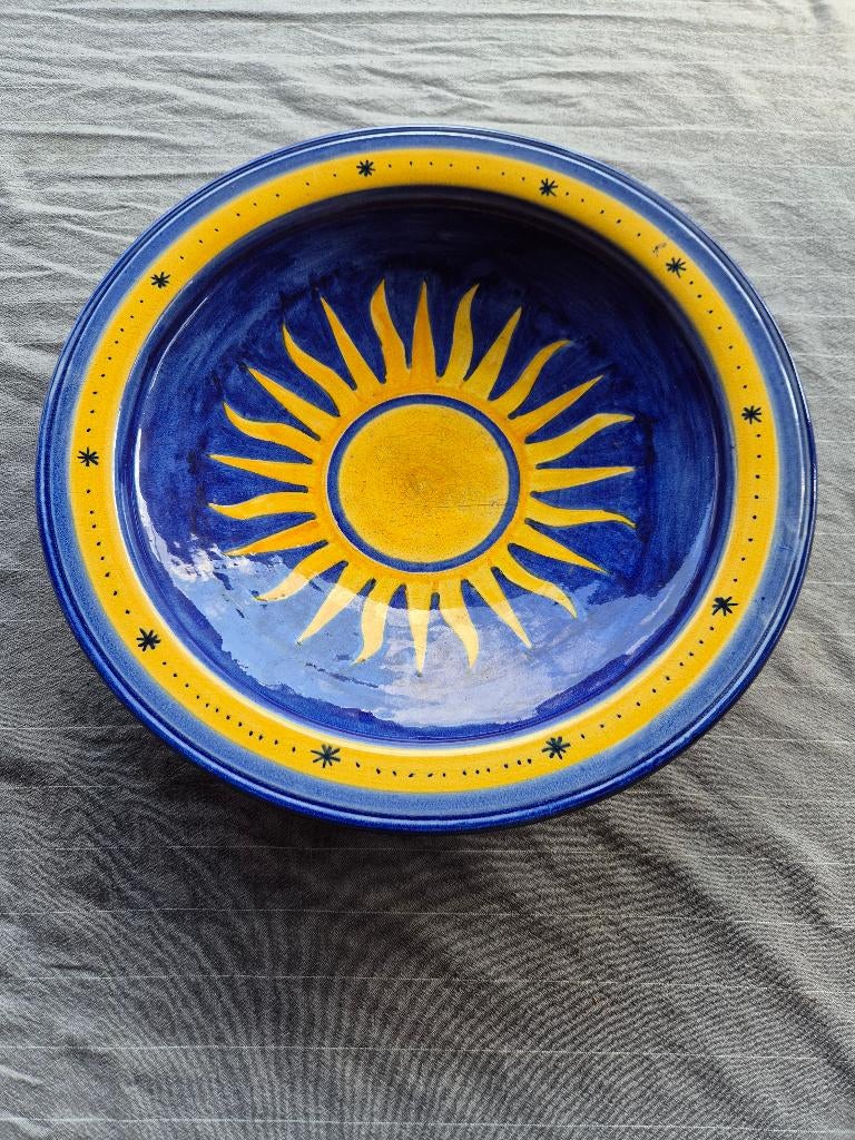 Fruitschaal met zon, Ophalen, Overige materialen, Schaal, Rond