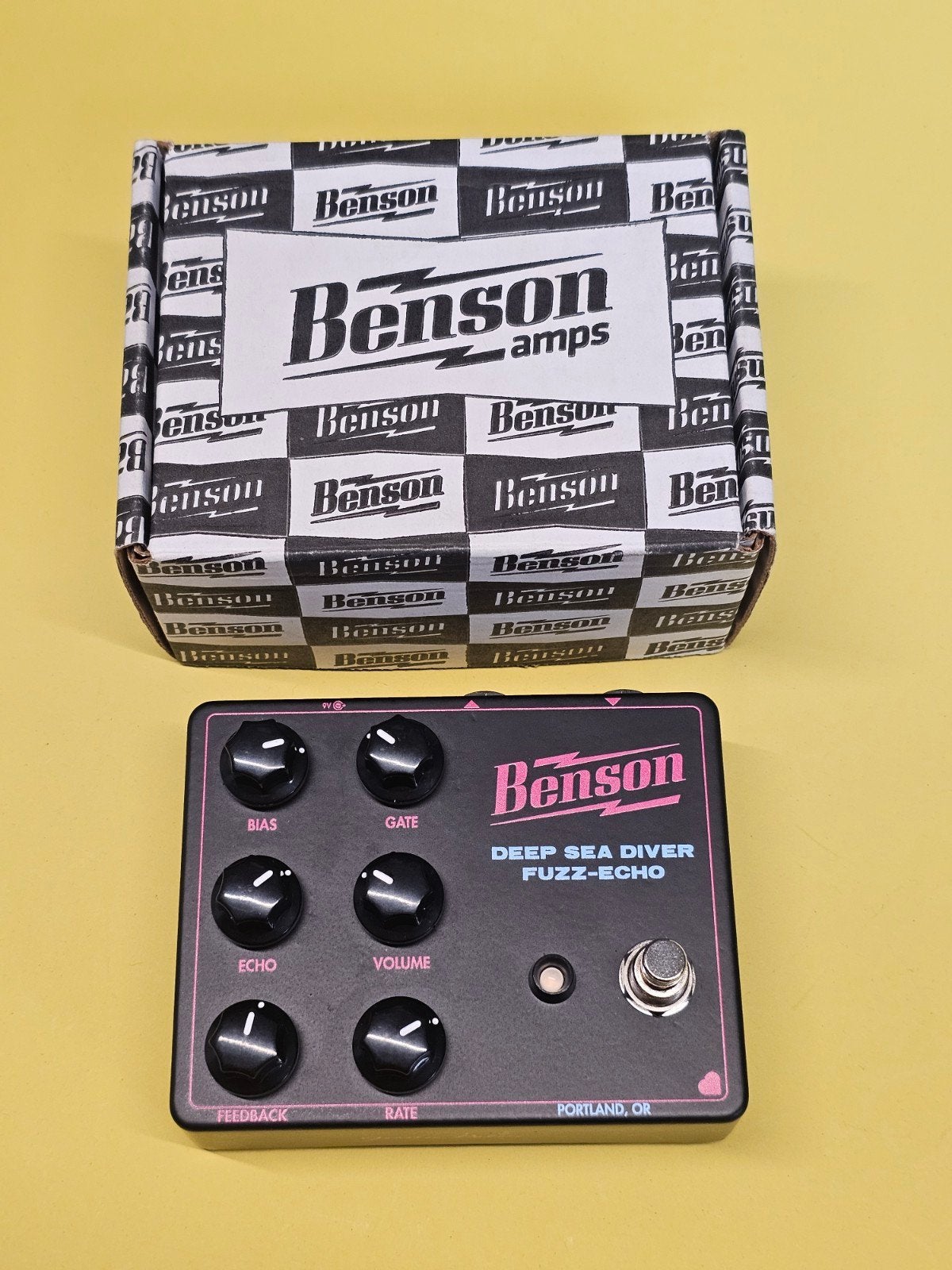 Benson Deep Sea Diver Fuzz-Echo, Info@bensonamps.com, Zo goed als nieuw, Benson Amps, Delay of Echo