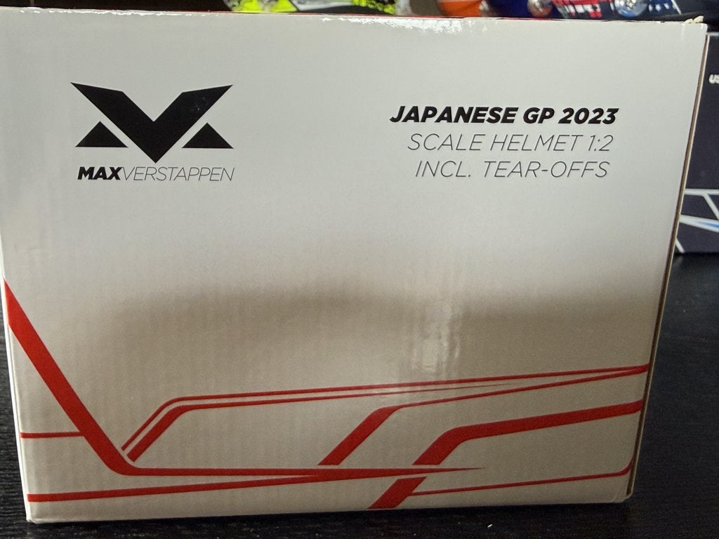 Max Verstappen Japan GP 2023 Helm Schaalmodel 1:2, Verzamelen, Ophalen, Nieuw, Formule 1