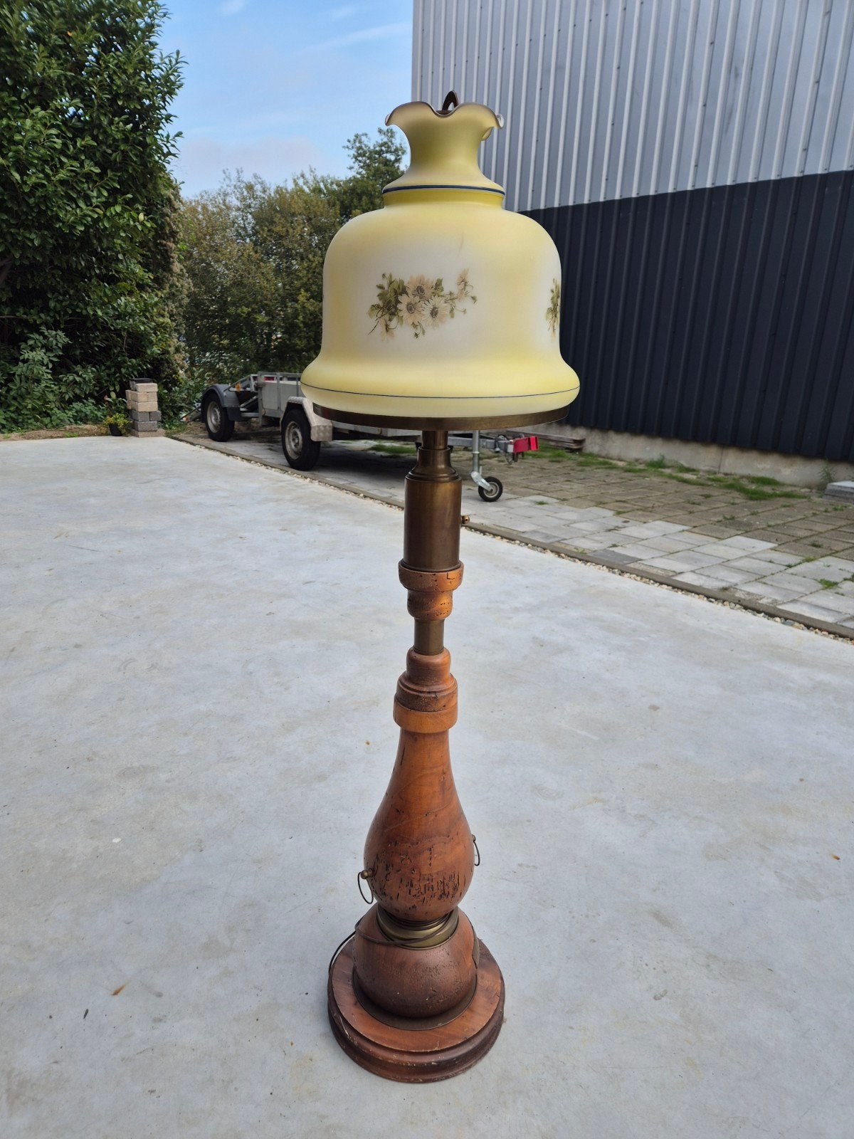 antieke scheeps lamp., Ophalen