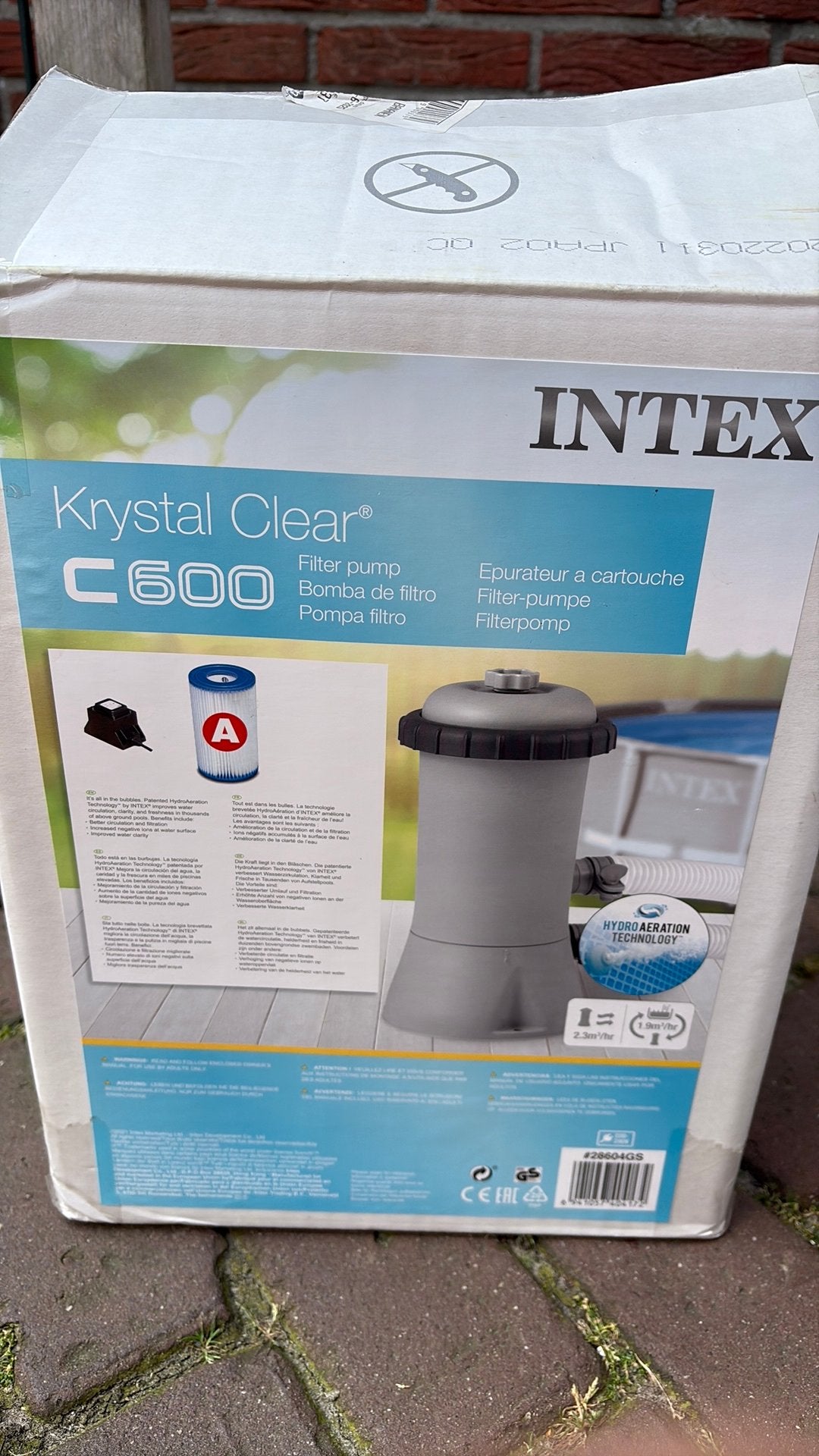 Intex pomp, Ophalen of Verzenden, Zo goed als nieuw
