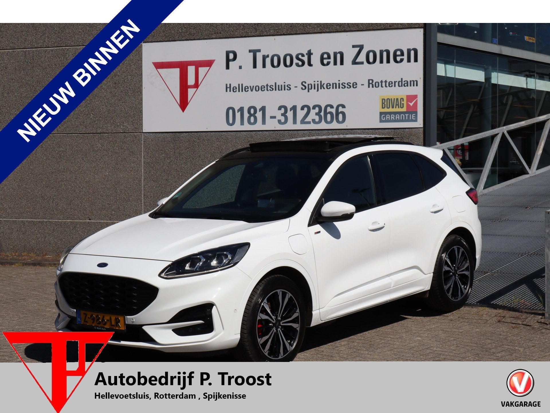 Ford Kuga 2.5 PHEV ST-Line Full option/Panoramadak/360° Cam, Auto's, 12 maanden, 14 kWh, Gebruikt, 4 cilinders