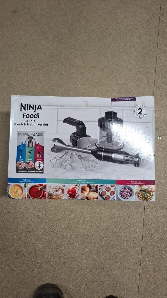 Ninja 3-in-1 Multifunctionele Mixer Set - CI100EU | DC10432, Kundendienst-de@sharkninja.com, Nieuw, 3 snelheden of meer, Ophalen of Verzenden