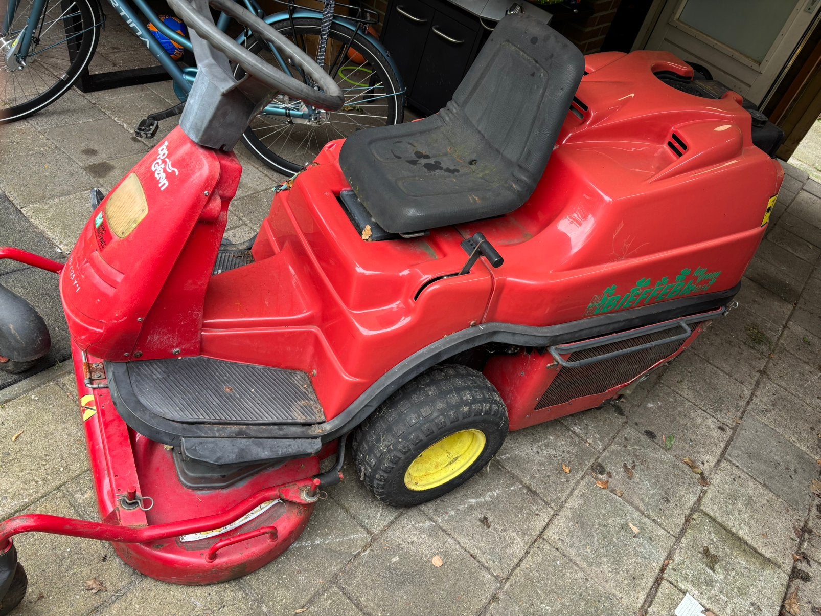 Gianni ferrari Bieffebi hydrostaat zitmaaier opknapper, Ophalen, Zo goed als nieuw, Opvangbak, 90 tot 120 cm