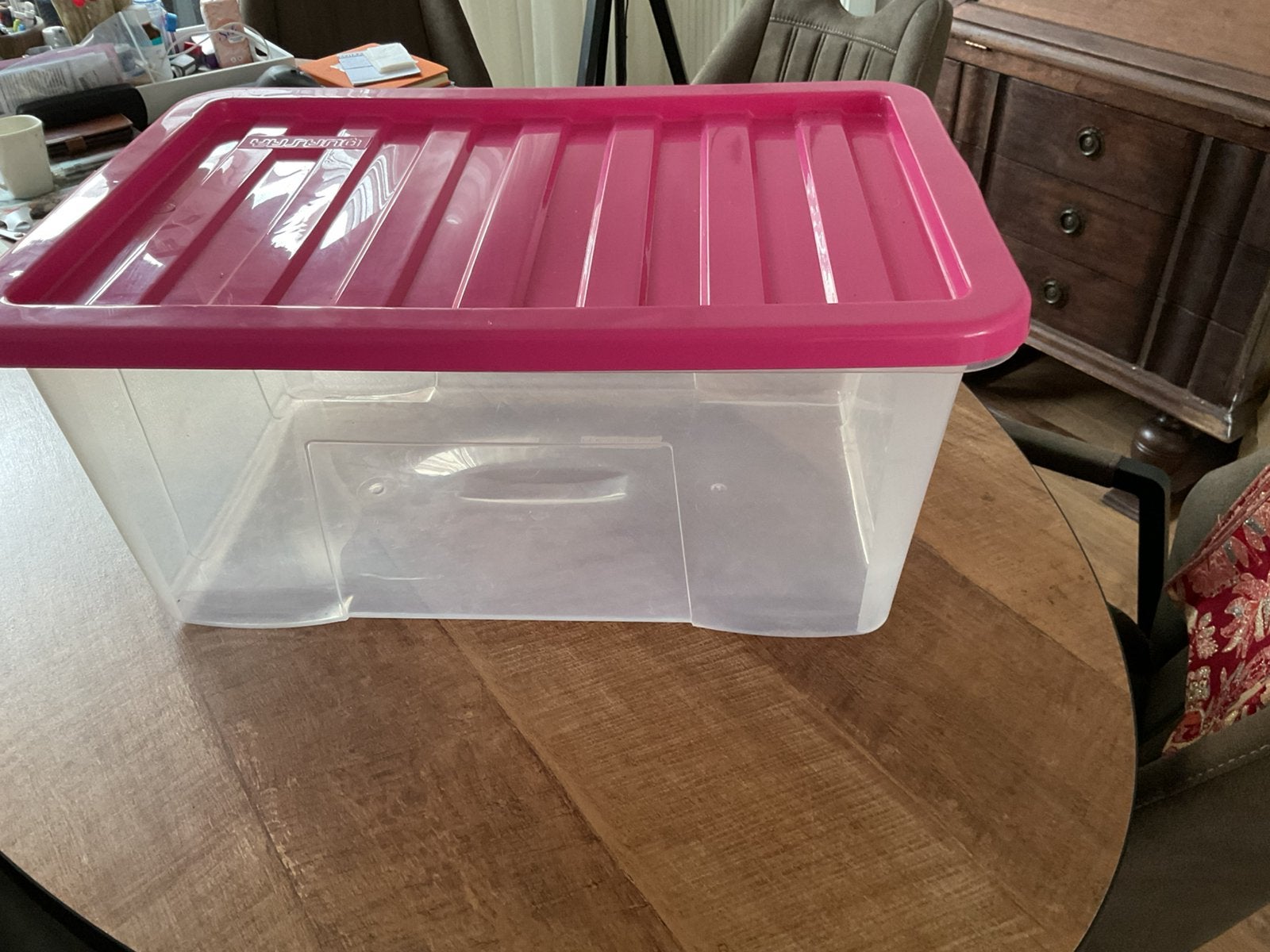 Kunststof opbergboxen, Ophalen, Doos, Minder dan 35 cm, Zo goed als nieuw